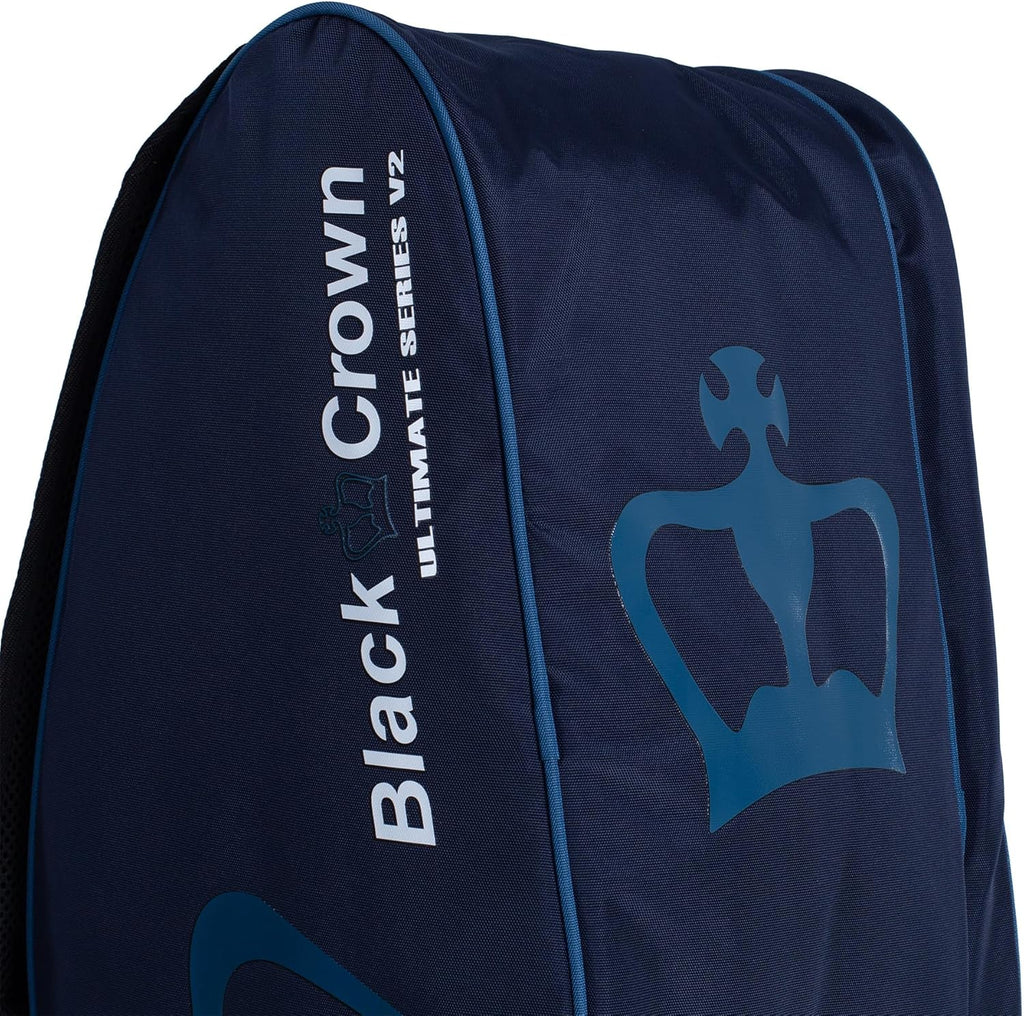 Black Crown - Paletero Ultimate Series V2 - Exterior 100% Poliuretano, Interior 100% Poliéster - Color Marino-Celeste - Diferentes Compartimentos - Comodidad Y Calidad - Amplia Capacidad