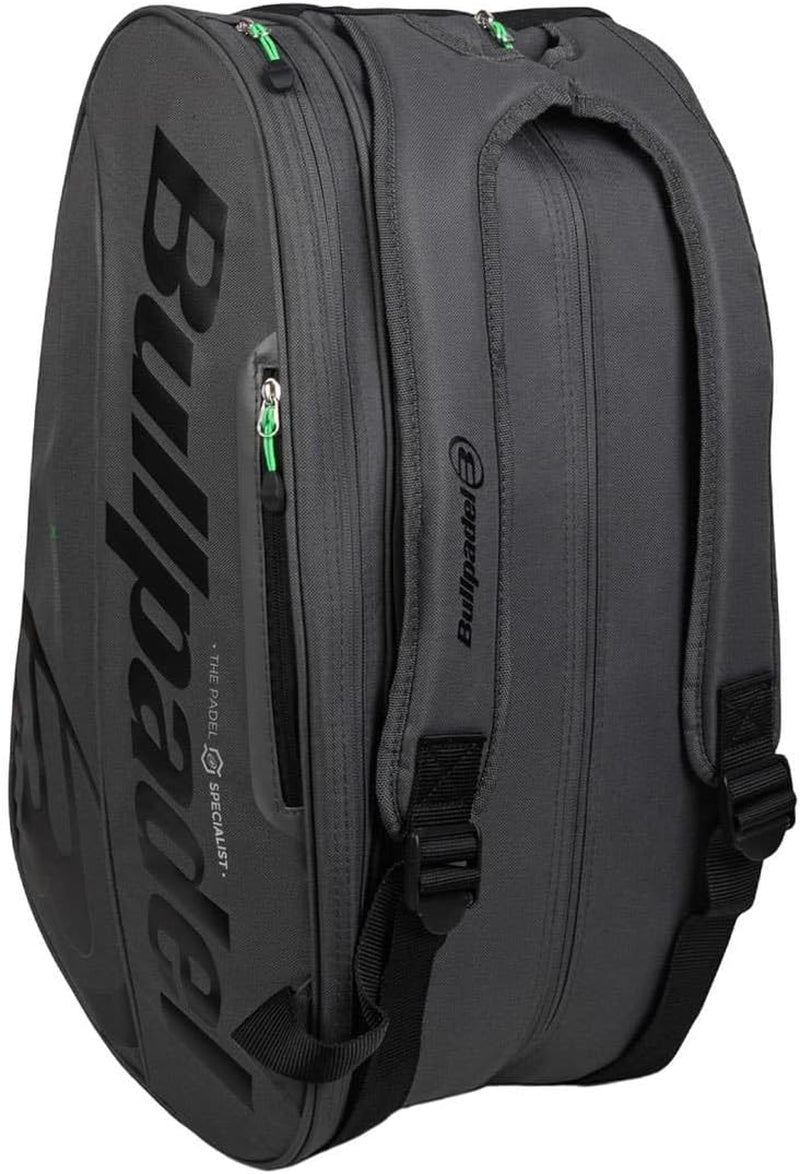 - Paletero Tour Negro, Con Bolsillos Para Palas, Compartimento Para Ropa O Material Y Bolsillos Auxiliares, Asas Acolchadas Y De Mano Para Transportar, Gran Capacidad Y Protección